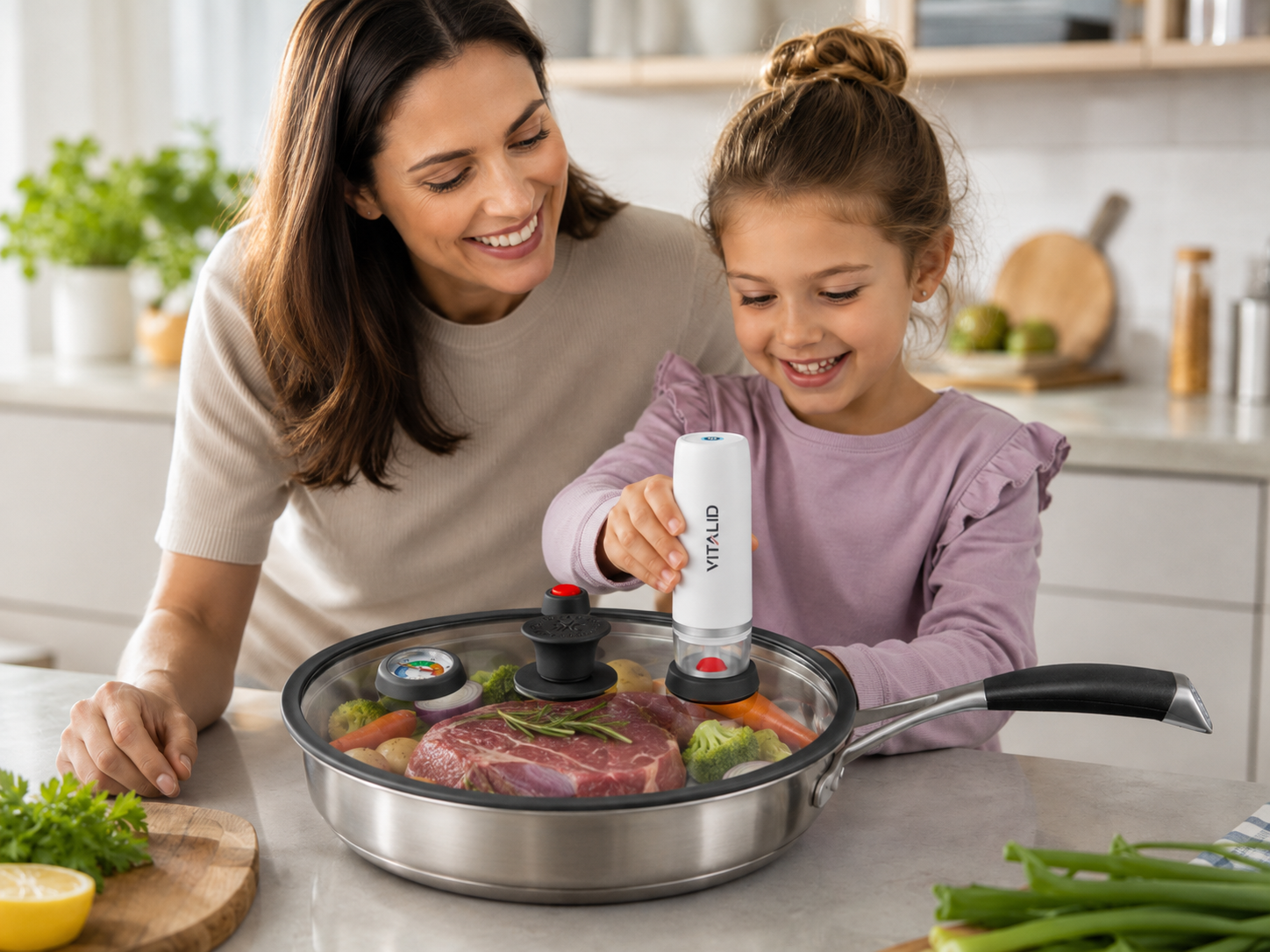 Une cuisson partagée en famille avec VITALID