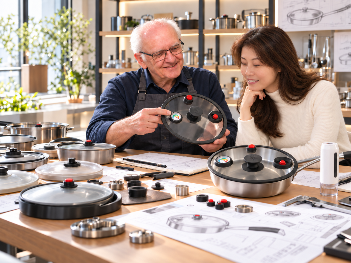 Gérard et Jianxiang mettent au point les prototypes VITALID