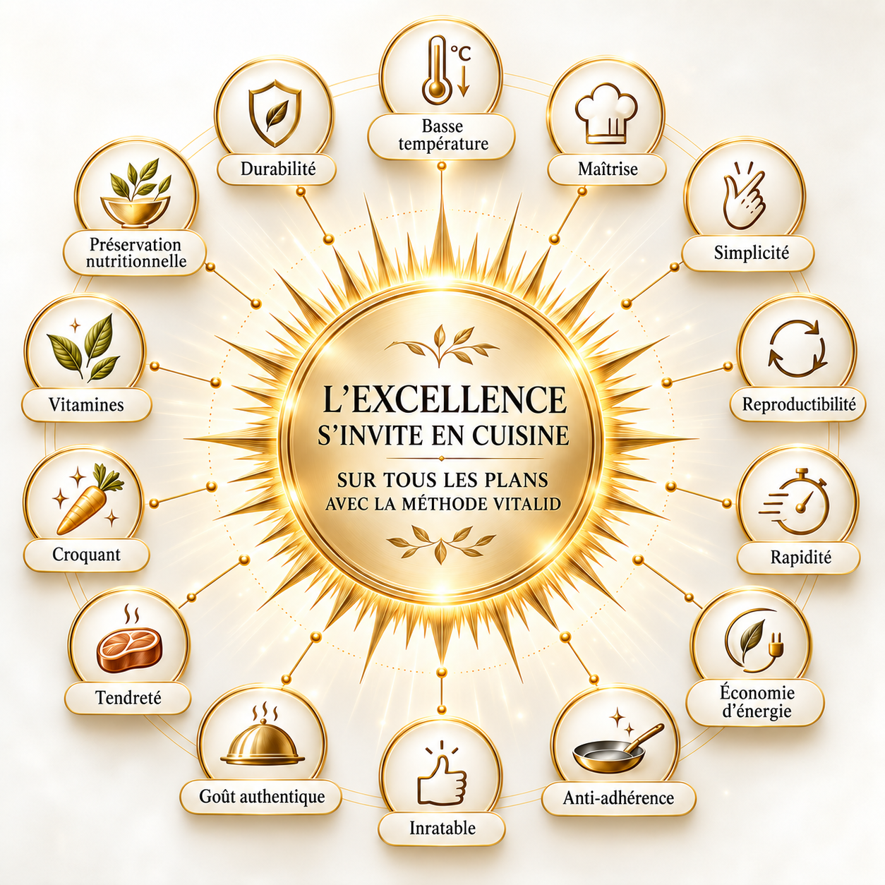 L’excellence s’invite en cuisine : les bénéfices de la méthode VITALID